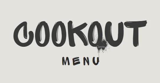 Cookout Menu